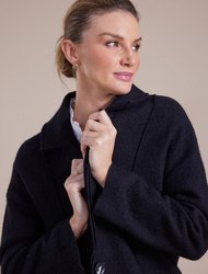 L/S Boiled Wool Coat