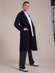 L/S Boiled Wool Coat