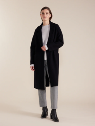 L/S Boiled Wool Coat