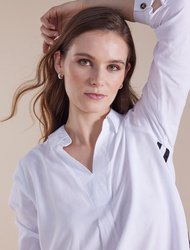 L/S Open Collar Shirt