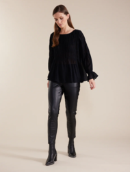 L/S Pleated Top