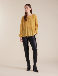 L/S Pleated Top