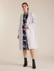L/S Boiled Wool Coat