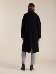 L/S Boiled Wool Coat