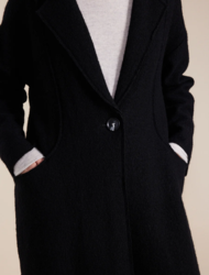 L/S Boiled Wool Coat