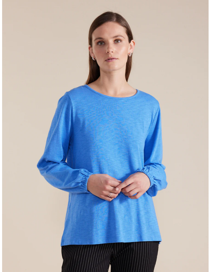 Gathered Slv Women's Tee