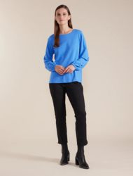 Gathered Slv Tee