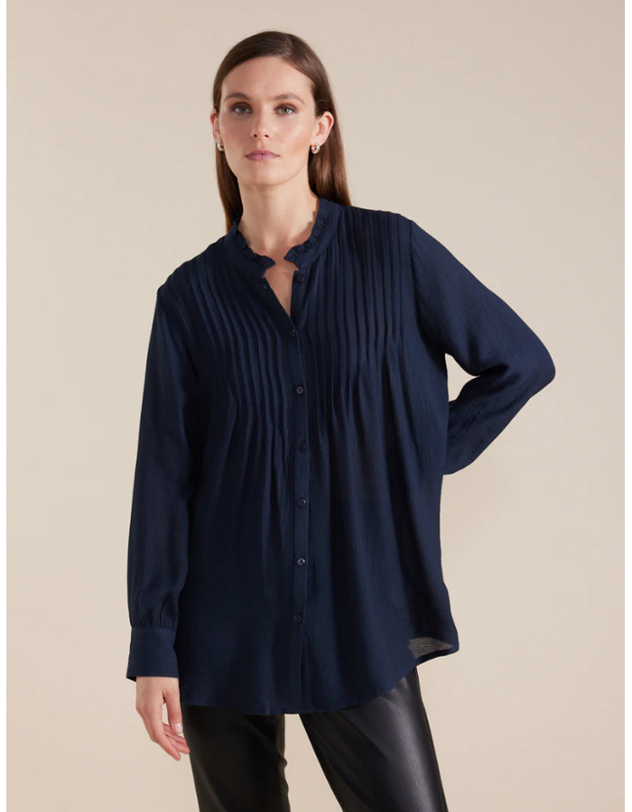 L/S Longline Pintuck Women's Shirt
