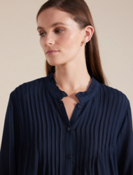 Longline Pintuck Shirt