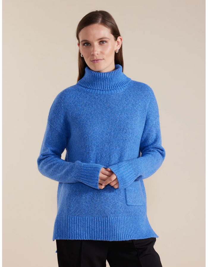 Longline Roll Neck Women's Sweater