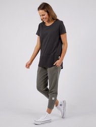 Rib Short Sleeve Tee