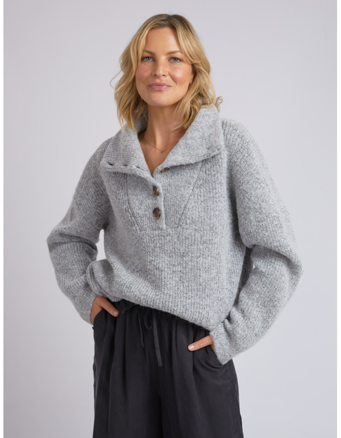 Bron Button Women's Knit