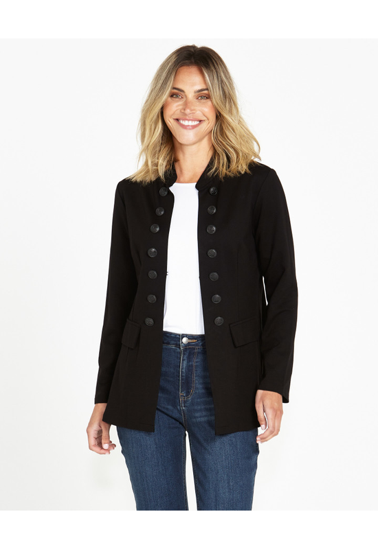 Sammie Collarless Women's Military Jacket