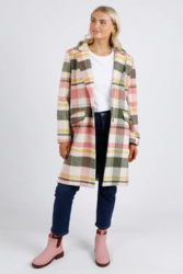 Blanche Check Coat