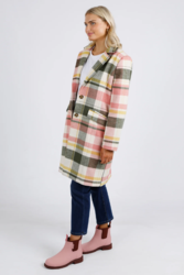 Blanche Check Coat