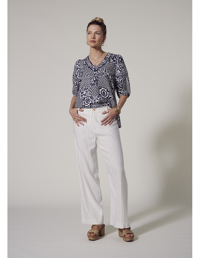 Athena Linen Top