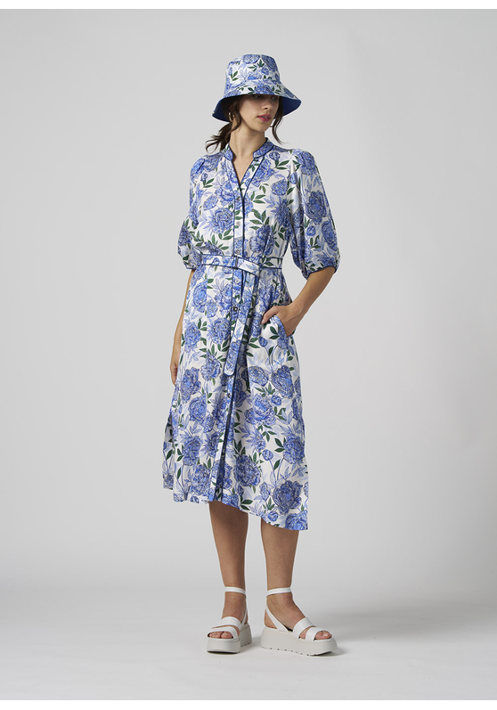 High Tea Linen Dress