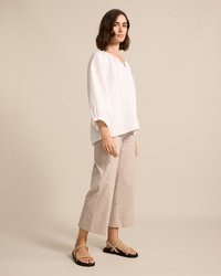 Raglan Slv Peasant Top