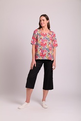 Easy Fit Pleat Back Top