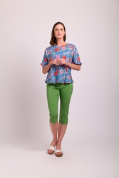 Ruffles & Scoop Hem Top