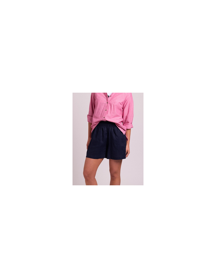 Paperbag Waist Linen Shorts