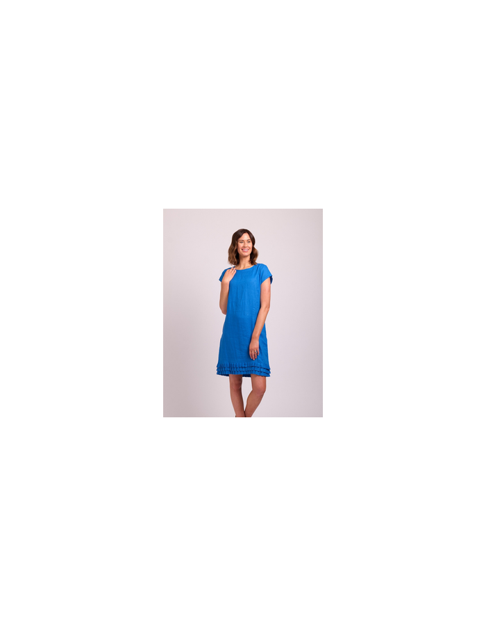 Pleat Dreams Linen Dress