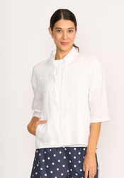 Relaxed Zip Front Jacket