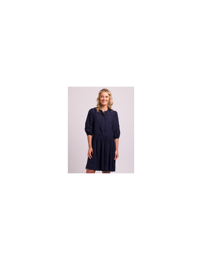 Drop Waist Puff Sleeve Dress