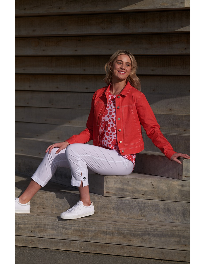Contrast Stretch Women's Jacket