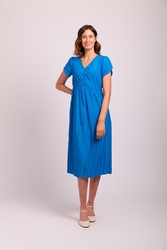 Tiered V Neck Dress