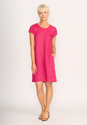 Fringe Scoop Neck Dress