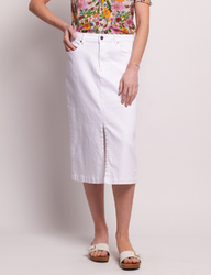 Denim Midi Skirt