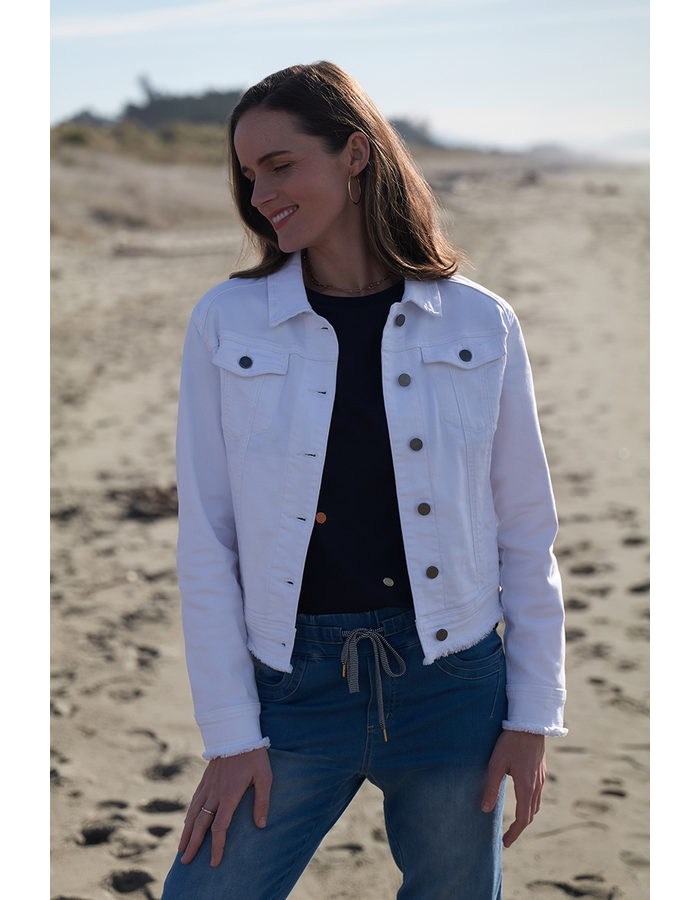 Fray Hem Women's Jacket