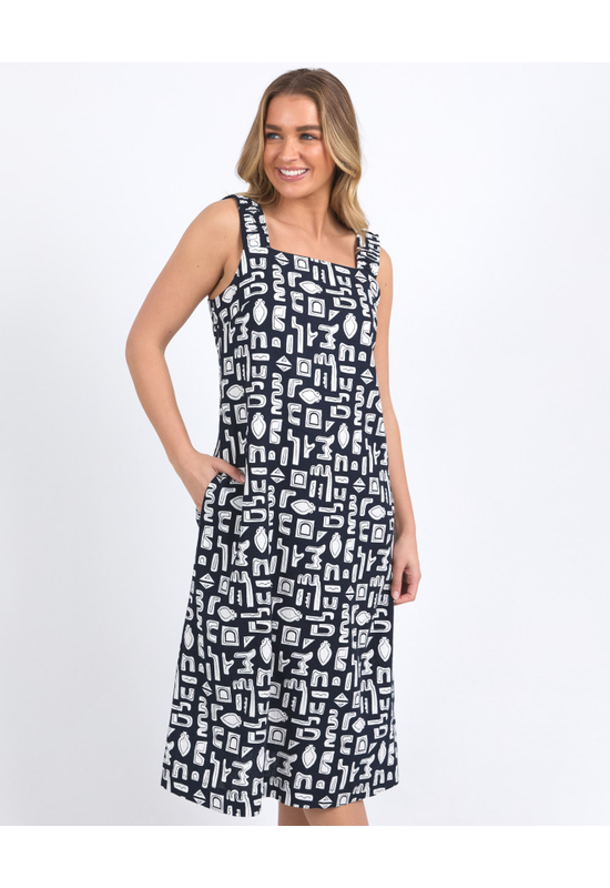 Etched Geo Dress