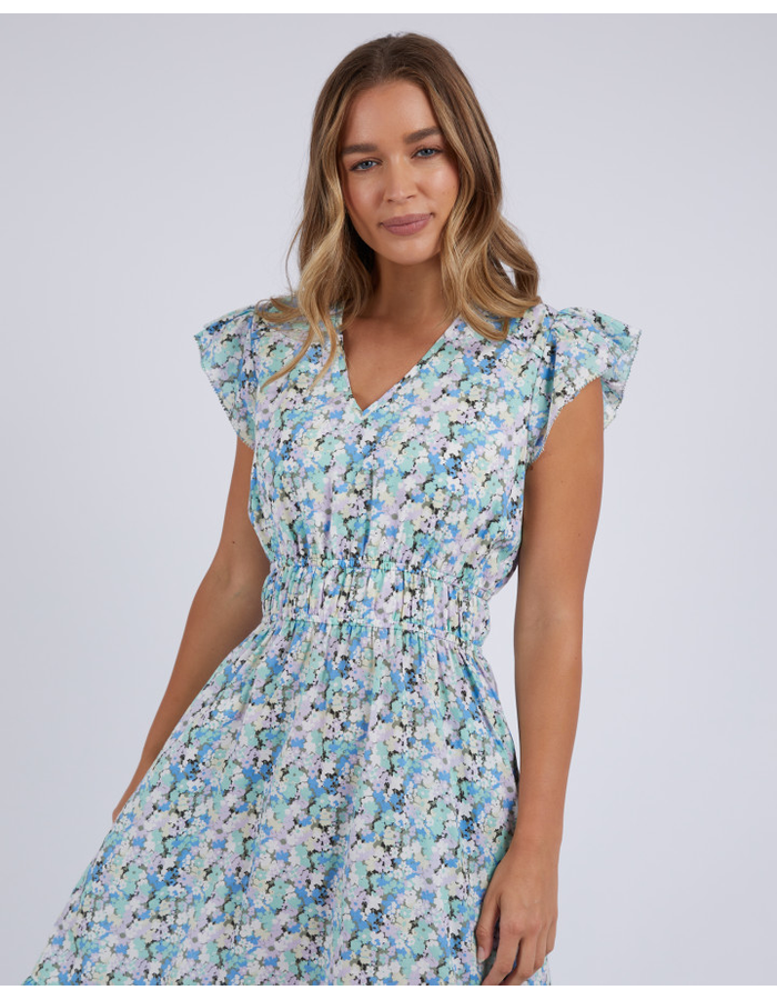 Rosette Floral Dress