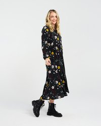 Geneva Button Plk Dress
