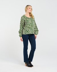 Anna Gathered V Top