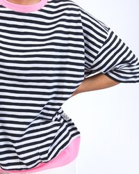 Mazie Stripe Ringer Sweat