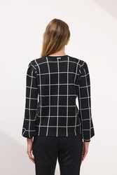 Stanford Check Cardigan