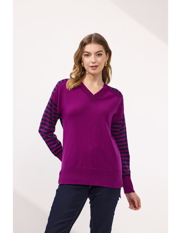 Newport Rikki V Neck Merino Jumper