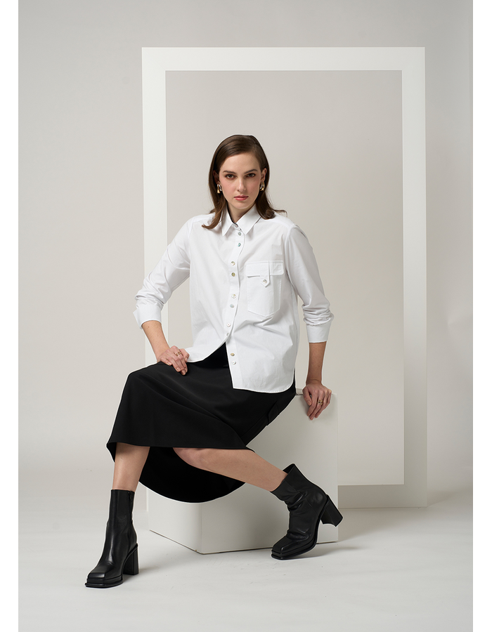 Madly Sweetly Mixed Media Shirt