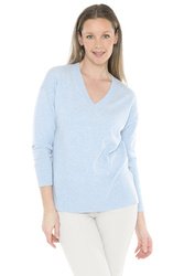 V Neck Rib Detail P/Over