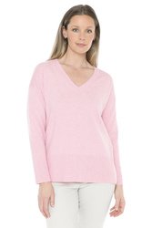 V Neck Rib Detail P/Over