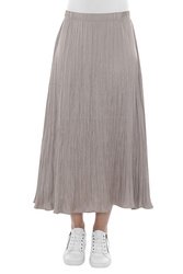Pleated Pull On Skirt