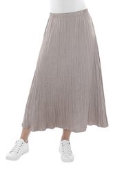 Pleated Pull On Skirt