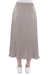 Pleated Pull On Skirt