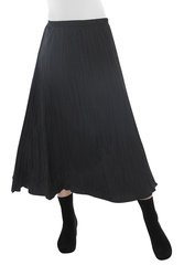 Pleated Pull On Skirt