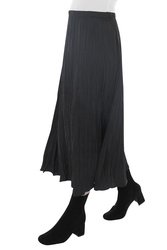 Pleated Pull On Skirt