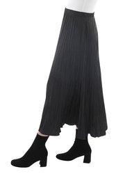 Pleated Pull On Skirt