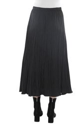 Pleated Pull On Skirt
